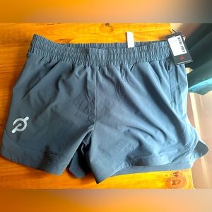 Peloton shorts size large. Brand new with tags
